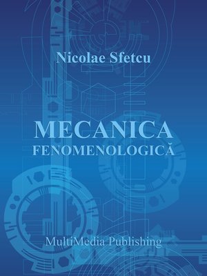 cover image of Mecanica fenomenologică